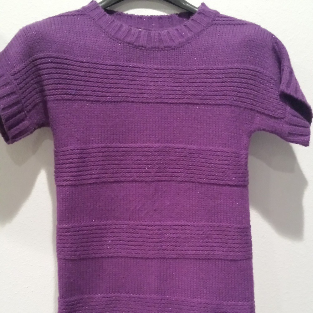 Long Purple sweater size L 10/12 from Arizona